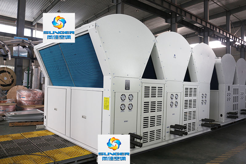 安裝時(shí)風(fēng)冷模塊機(jī)組的冷熱水管怎樣連接？